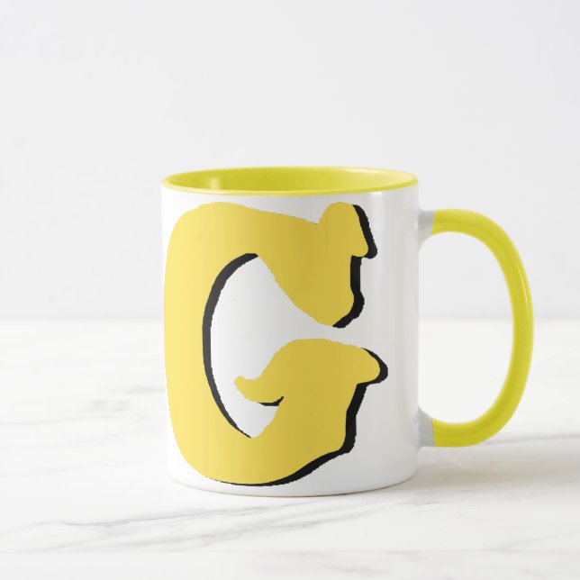 G (Yellow) Mug (Right)