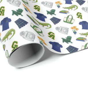 GA Ditsy Print Wrapping Paper