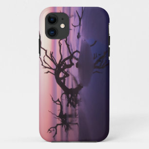 GA Jekyll Island, Tree graveyard on beach at iPhone 11 Case