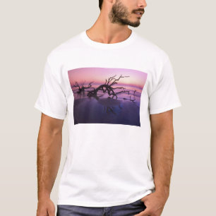 GA Jekyll Island, Tree graveyard on beach at T-Shirt