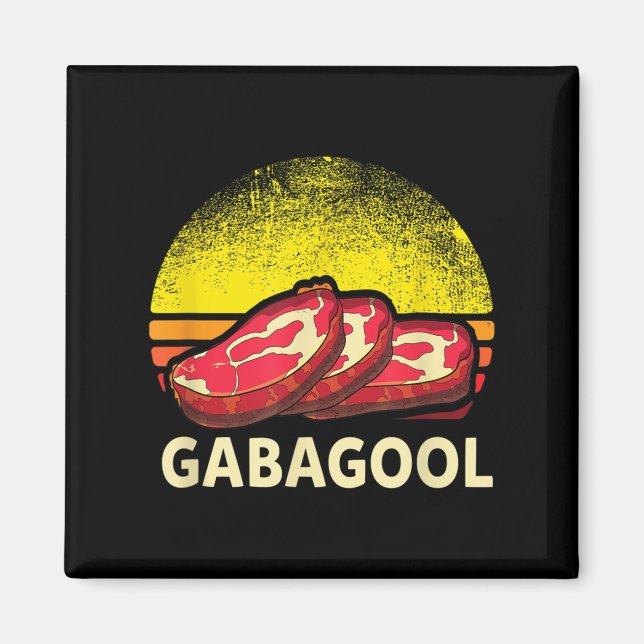 Gabagool Cacola Meat Lover New Jersey Italian Gift Magnet (Front)