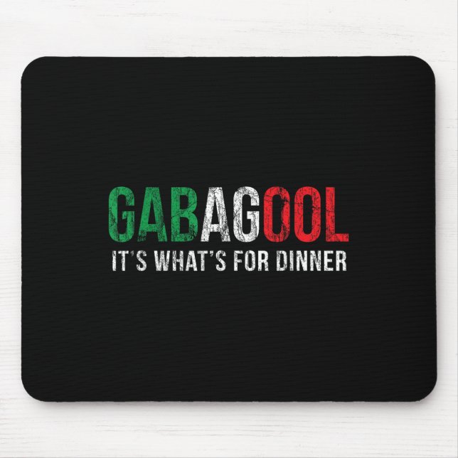 Gabagool Cacola Meat Lover New Jersey Italian Gift Mouse Pad (Front)