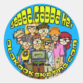Gabba Gabba Hey Classic Round Sticker