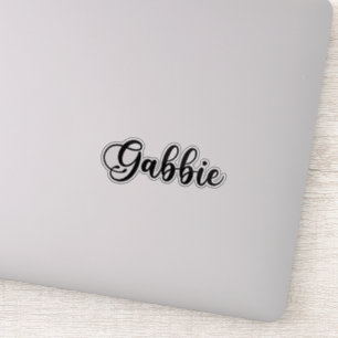 Gabbie Name - Handwritten Calligraphy