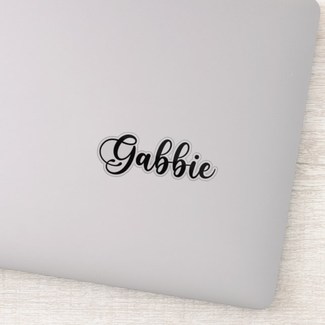 Gabbie Name - Handwritten Calligraphy (Detail)