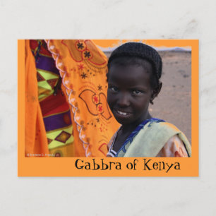Gabbra tribal girl of Kenya Postcard