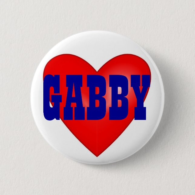 Gabby Giffords 2012 6 Cm Round Badge (Front)