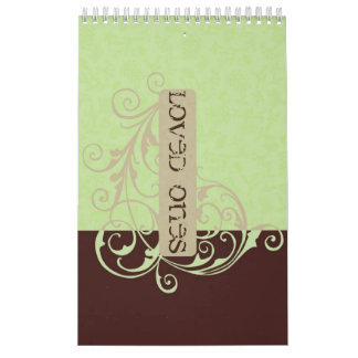 Gabby Guest Book Calendar