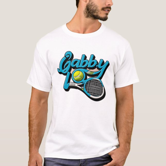 Gabby Love Tennis T-Shirt (Front)