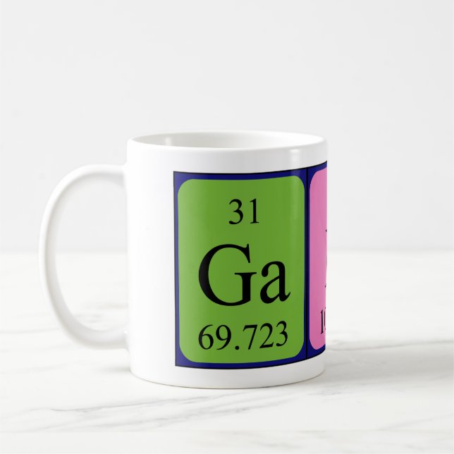 Gabin periodic table name mug (Left)