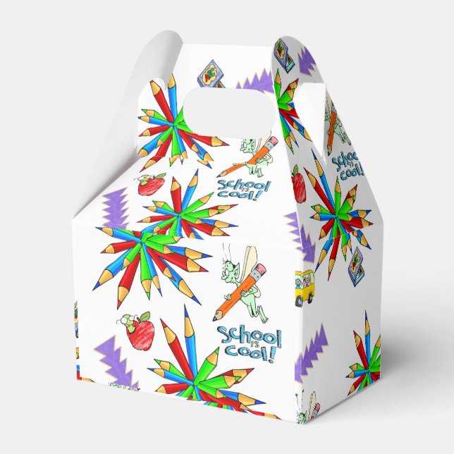 Gable Favour Box Back to School is Cool (Front Side)