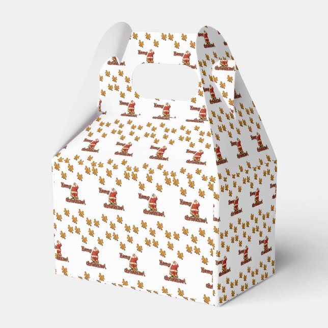 Gable Favour Box Christmas (Front Side)