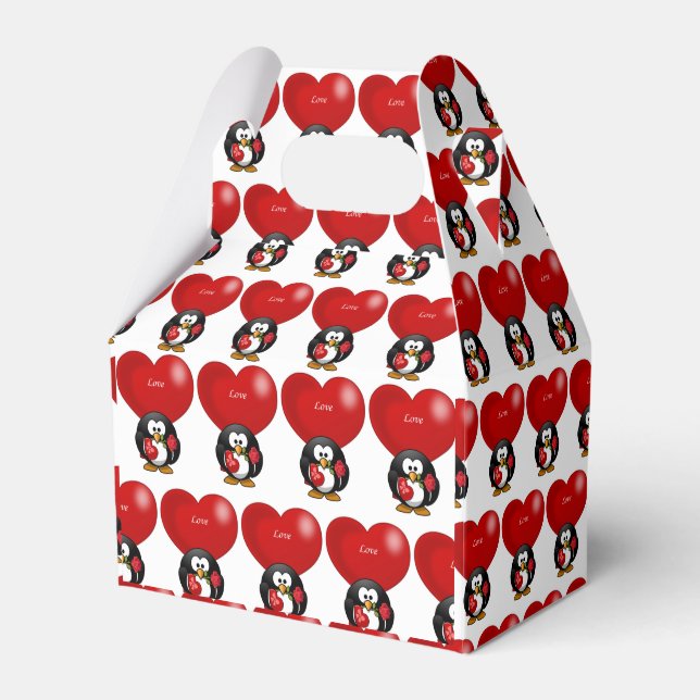 Gable Favour Box Valentine's Day (Front Side)