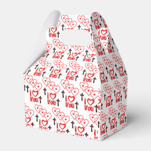 Gable Favour Box Valentine's Day