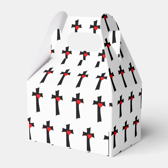 Gable Favour Box Valentine's Day (Front Side)