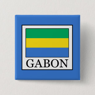 Gabon 15 Cm Square Badge