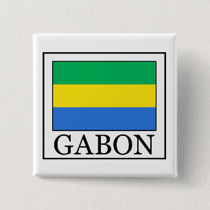Gabon 15 Cm Square Badge