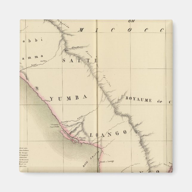 Gabon, Congo 38 Magnet (Front)