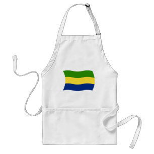 Gabon Flag Apron