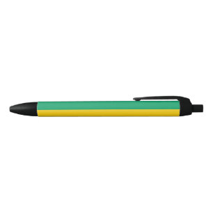 Gabon Flag Black Ink Pen