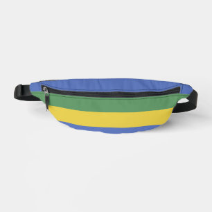 Gabon flag bum bags