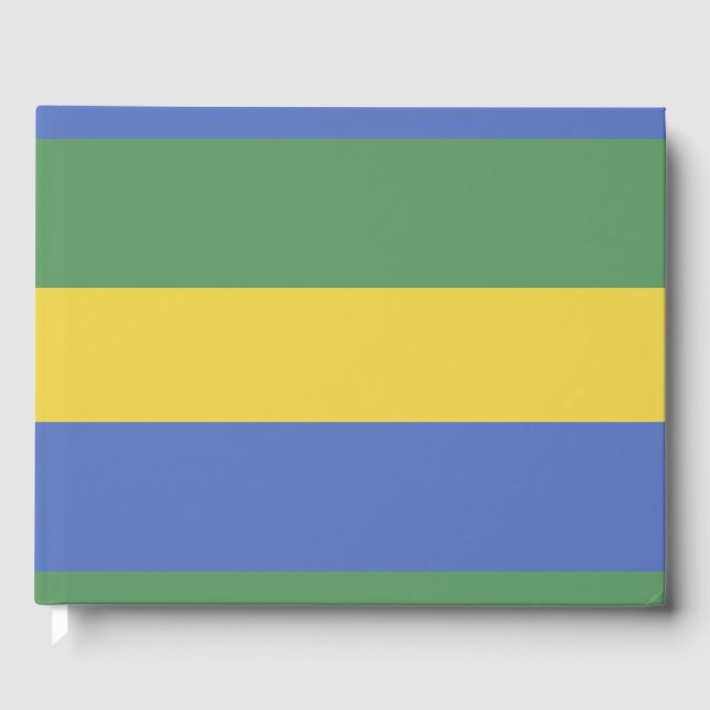 Gabon flag guest book (Front)