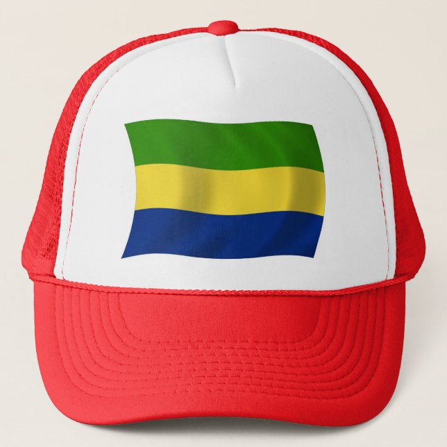 Gabon Flag Hat (Front)