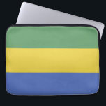 Gabon flag laptop sleeve<br><div class="desc">An ideal gift for all those who are patriotic of their country!</div>