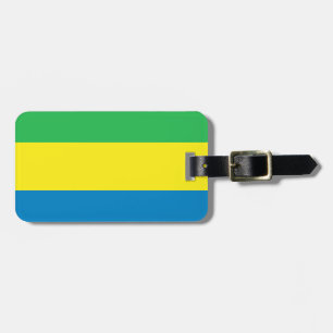Gabon Flag Luggage Tag