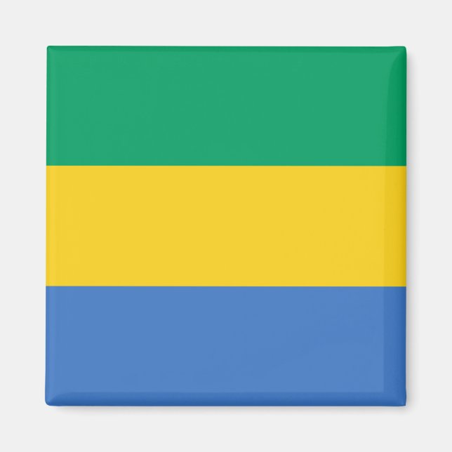 Gabon Flag Magnet (Front)