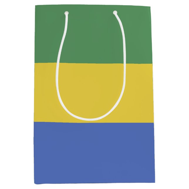 Gabon flag medium gift bag (Front)