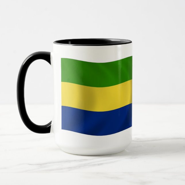 Gabon Flag Mug (Left)