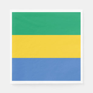 Gabon Flag Napkin