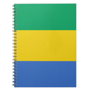 Gabon flag notebook
