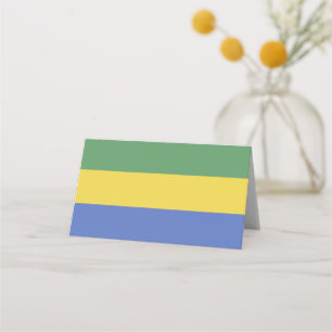 Gabon flag place card