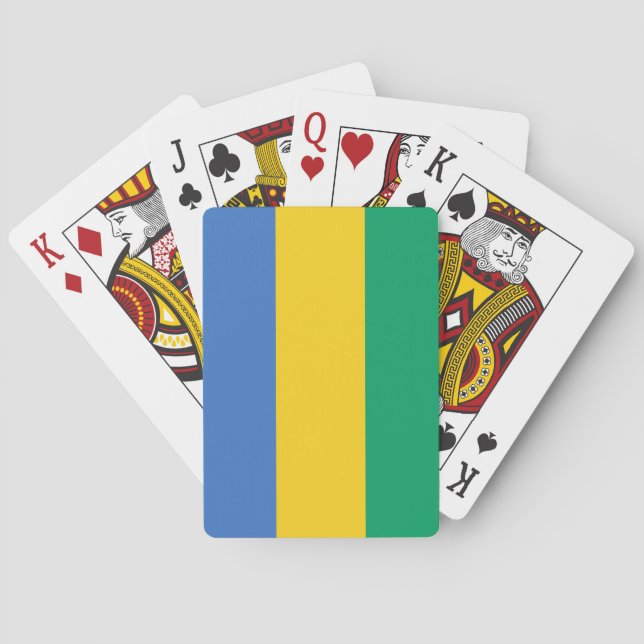 Gabon Flag Playing Cards (Back)