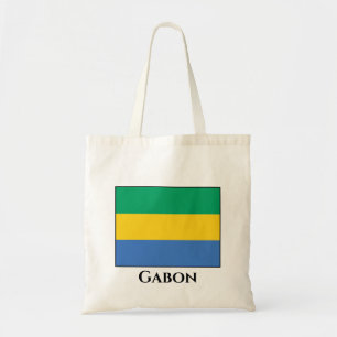 Gabon Flag Tote Bag