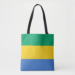Gabon Flag Tote Bag