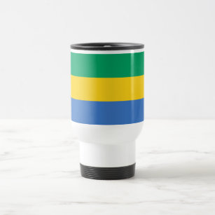 Gabon Flag Travel Mug