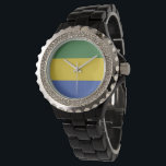 Gabon flag watch<br><div class="desc">An ideal gift for all those who are patriotic of their country!</div>
