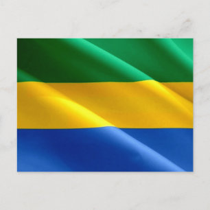 Gabon - Gabonese Flag - Postcard
