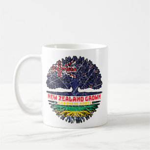Gabon Gabonese New Zealander New Zealand Tree Root Coffee Mug