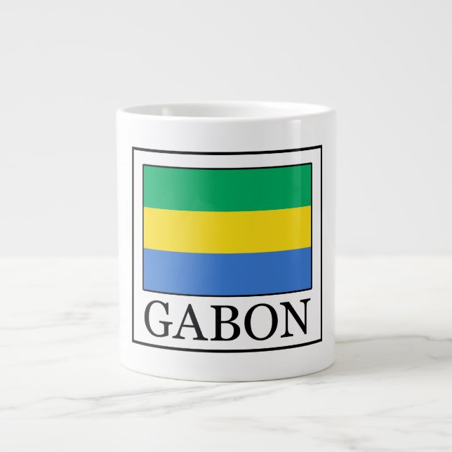 Gabon Large Coffee Mug (Front)