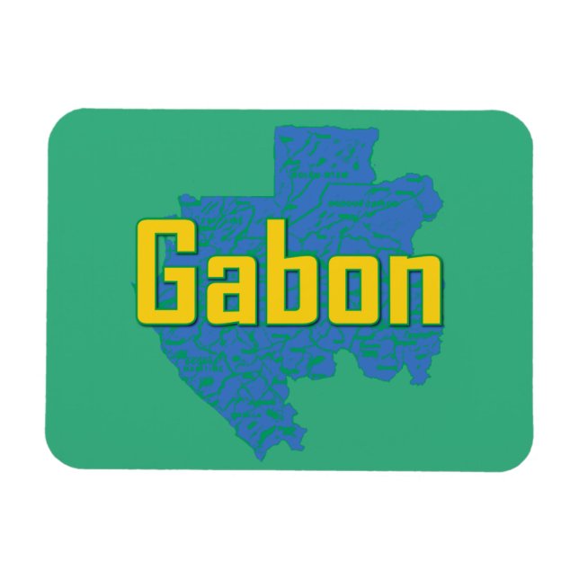 Gabon Magnet (Horizontal)