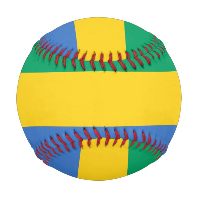 Gabonese Flag (Gabon) Baseball (Front)