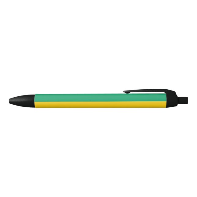 Gabonese Flag (Gabon) Black Ink Pen (Top)