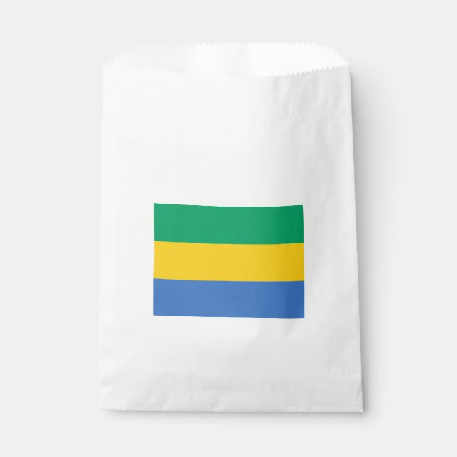 Gabonese Flag (Gabon) Favour Bag (Front)