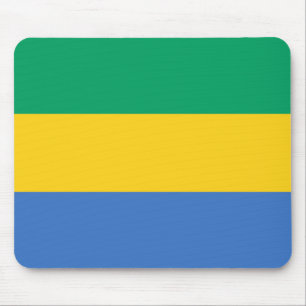 Gabonese Flag (Gabon) Mouse Pad