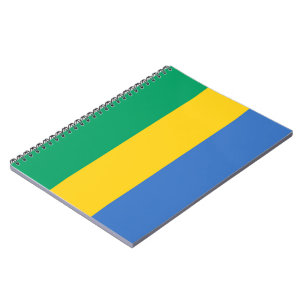 Gabonese Flag (Gabon) Notebook