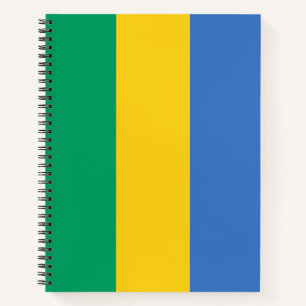Gabonese Flag (Gabon) Notebook